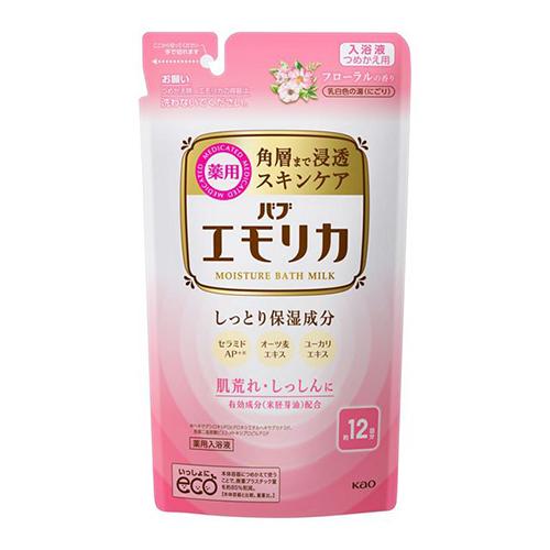 花王  エモリカ　フローラルの香り　つめかえ用  360ｍｌ×16個【送料無料】【入浴剤】