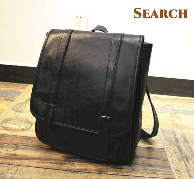品質保証】メンズ レトロ 本革 リュックサック Search