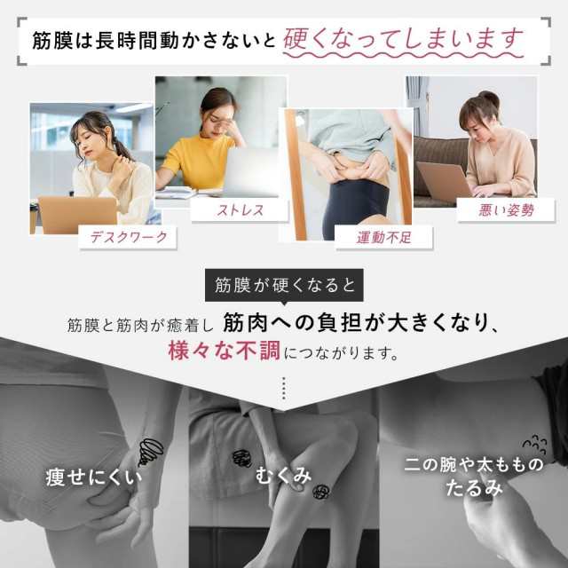 マッサージガン コンパクト 疲労回復 筋膜リリースガン 静音 軽量 充電 ...