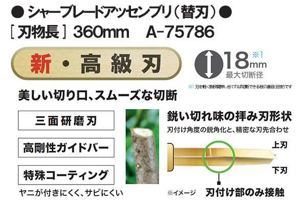 マキタ 生垣バリカン用 シャーブレードアッゼンブリ (替刃) 360mm ＜A-75786＞の通販はau PAY マーケット カイノス au  PAY マーケット店 au PAY マーケット－通販サイト