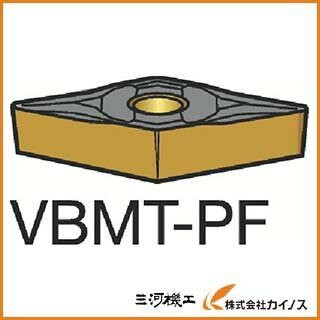 サンドビック コロターン107 旋削用ポジ・チップ 1515 VBMT VBMT110304PF （10個）の通販は