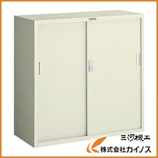 TRUSCO 耐薬品保管庫 スチール引違型 880X400XH880 T-303D