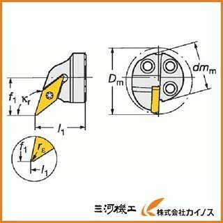 【送料無料】 サンドビック コロターンSL コロターン107用カッティングヘッド 570-SVQCL-20-11-E 570SVQCL2011Eの通販は