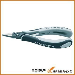 KNIPEX ESD精密用プライヤー 半丸 130mm 3452-130ESD 3452130ESD