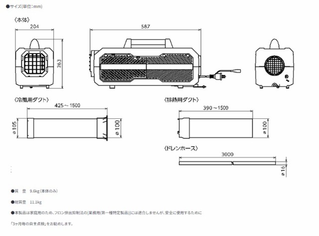 日動工業 ポータブルスポットクーラー カンゲキくん2 ＜YNC-B160＞ 【アウトドア キャンプ 工場 避難所 倉庫 現場 夏 涼しい エアコン  携帯 持ち運び】の通販はau PAY マーケット - カイノス au PAY マーケット店 | au PAY マーケット－通販サイト