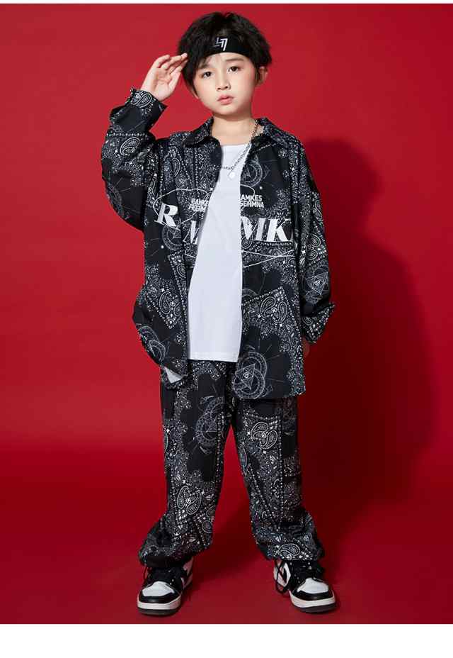 キッズダンス 衣装 ヒップホップ キッズダンス衣装 女の子 男の子 ガールズ 韓国 キッズ 応援団 発表会 K-POP 派手 文化祭 学園祭演出服 かっこいい 新作 人気 おしゃれ