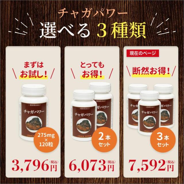 チャーガ 錠剤 β-グルカン SOD酵素 カバノアナタケ サプリメント 120粒入×3本 カバノアナタケ 高品質 純粋 100% チャガパワー 富山の製薬会社 渡邊薬品 自社国内製造 Made in Japan_13