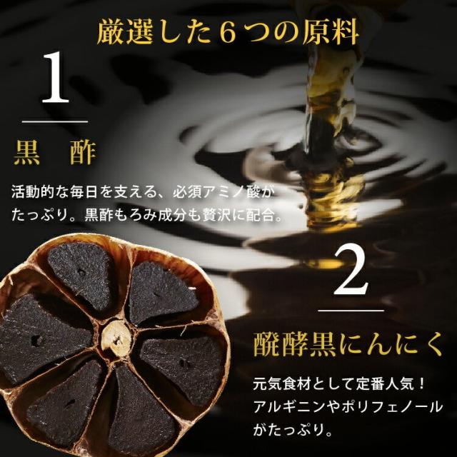 黒酢 金時ショウガ 黒ニンニク 納豆菌 納豆キナーゼ サプリメント 120粒入×12袋 1年分 カプサイシン すっぽん にんにく ニンニク お酢 アミノ酸 もろみ ナットウキナーゼ 富山の製薬会社 渡邊薬品 自社国内製造 Made in Japan_3