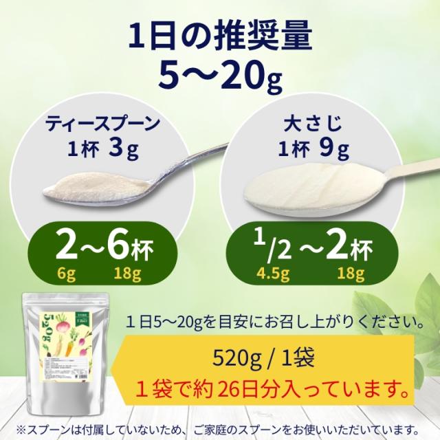 難消化性 デキストリン パウダー 520g×12袋 食物繊維 サプリメント 水溶性 粉末 パウダー 野菜 健康食品 野菜不足 富山の製薬会社 渡邊薬品 自社国内製造 Made in Japan_9