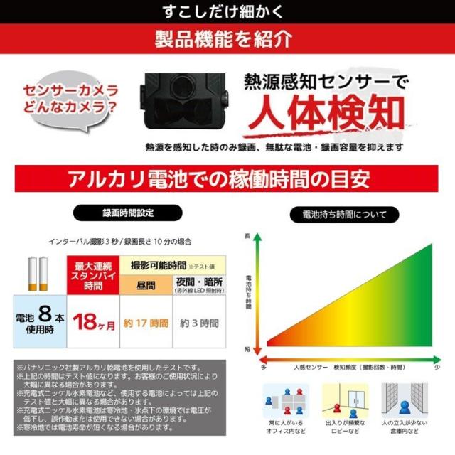 送料無料 防犯カメラ 屋外 ソーラーパネル 4K高画質 家庭用 小型 かんたんセット 工事不要 電源不要 ワイヤレス トレイルカメラ 監視カメラ 電池式 防水防塵 赤外線 暗視 駐車場 車庫 車上荒らし 野外 動物 獣害 microSDカード 自動録画 配線不要_15