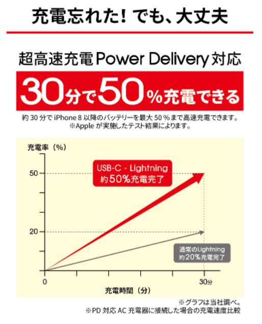 送料無料 ライトニングケーブル USB Type C iPhone Lightning 充電