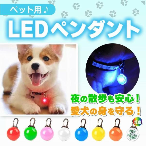 犬 散歩 ライト 首輪 Led 光る首輪 犬用 レインボー 猫 防水 小型犬 ひかる首輪 大型犬 中型犬 電池式 キーホルダー 夜間の通販はau Pay マーケット グーポンズマーケット
