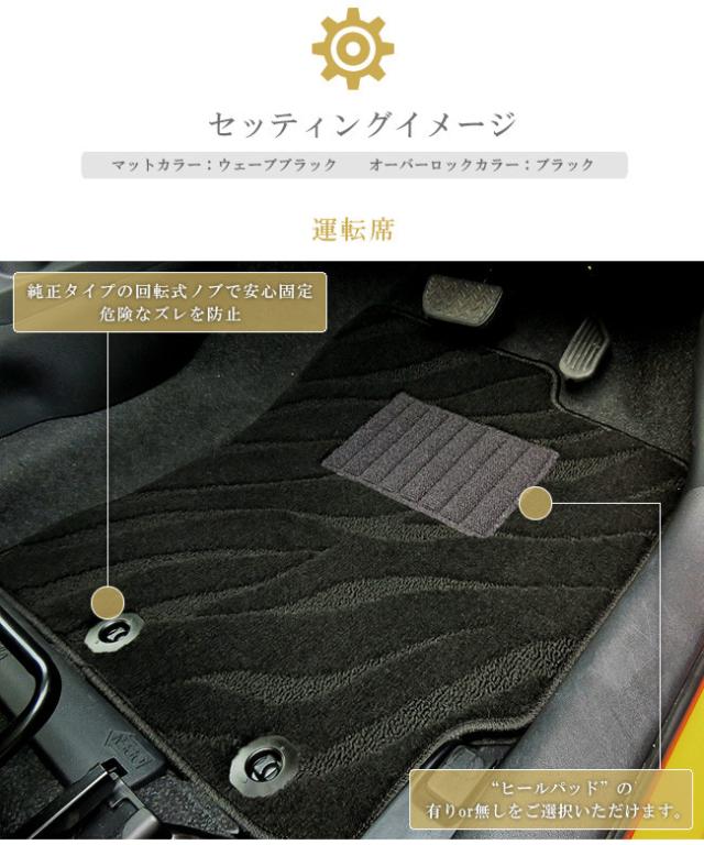 アクア　NHP10系　ラゲッジマット　ウェーブブラック　日本製 アクア NHP10 ラゲッジマット チェック柄 ブラック・グレー 専用設計