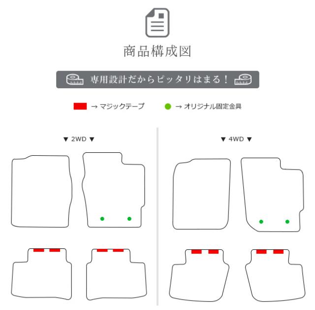 ミライース フロアマット LXマット LA350 LA360 ダイハツ 専用 車用アクセサリー  カーマット 内装 カスタム 車用品 内装パーツ Mira e:s_1