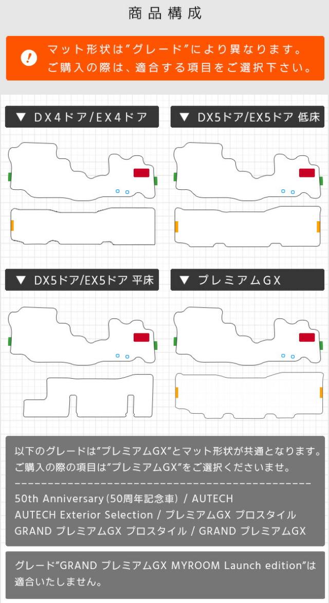 日産 キャラバン バン E26 フロアマット NAシリーズ 内装カスタム アクセサリー NISSAN CARAVAN DX EX_1