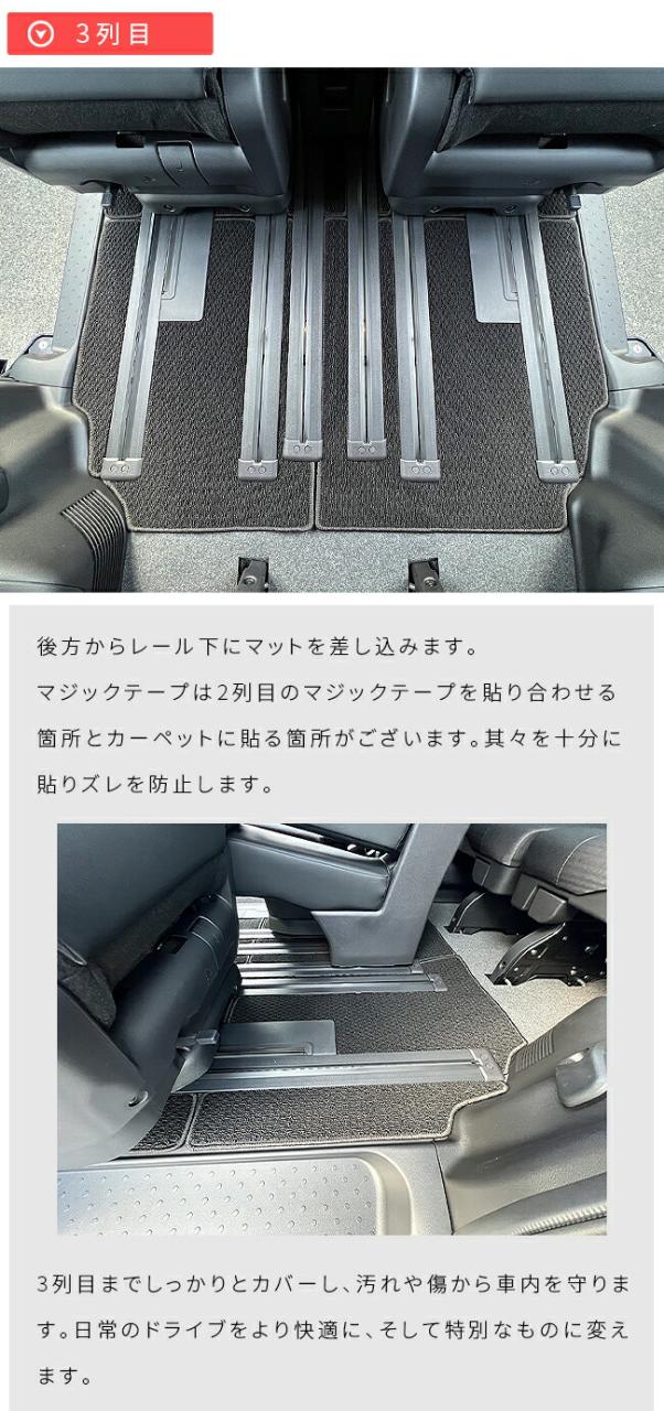 日産 セレナ C28 フロアマット STシリーズ 車用アクセサリー カーマット 内装 カスタム 車用品 内装パーツ イーパワー オーテック ルキシオン イーフォース ガソリン車 対応_7