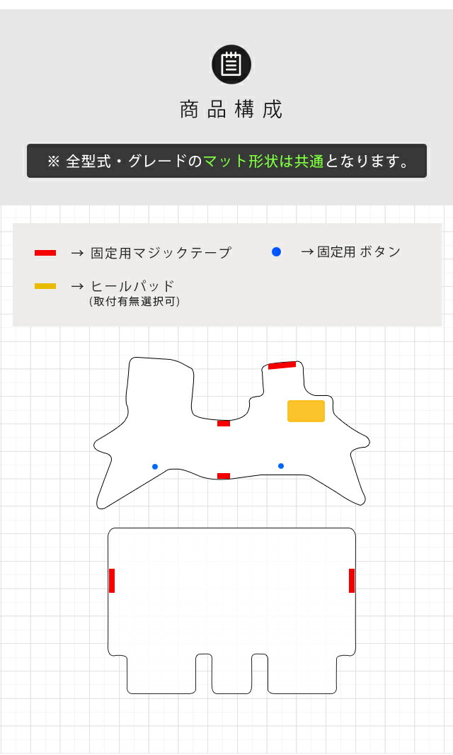 ニッサン クリッパーリオ フロアマット STシリーズ NV100 DR17W カーマット NISSAN CLIPPER RIO 内装 カスタム マット アクセサリー_1
