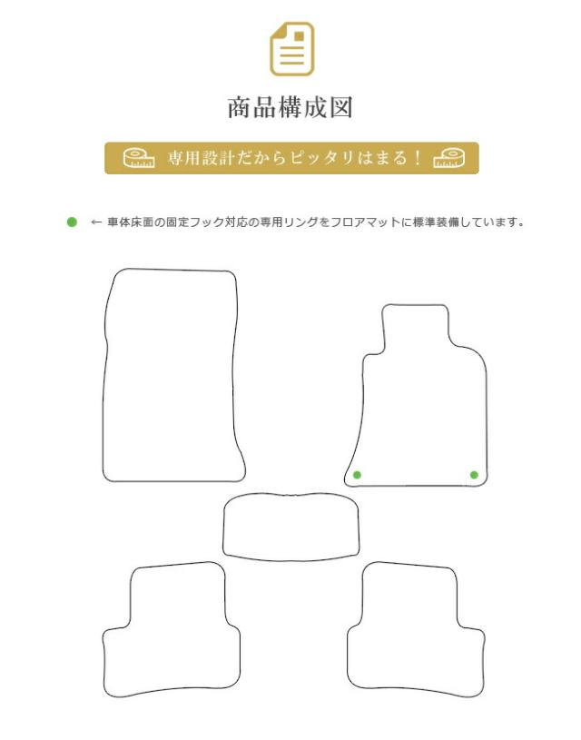 メルセデス・ベンツ CLAクラス フロアマット C117 PMマット_1