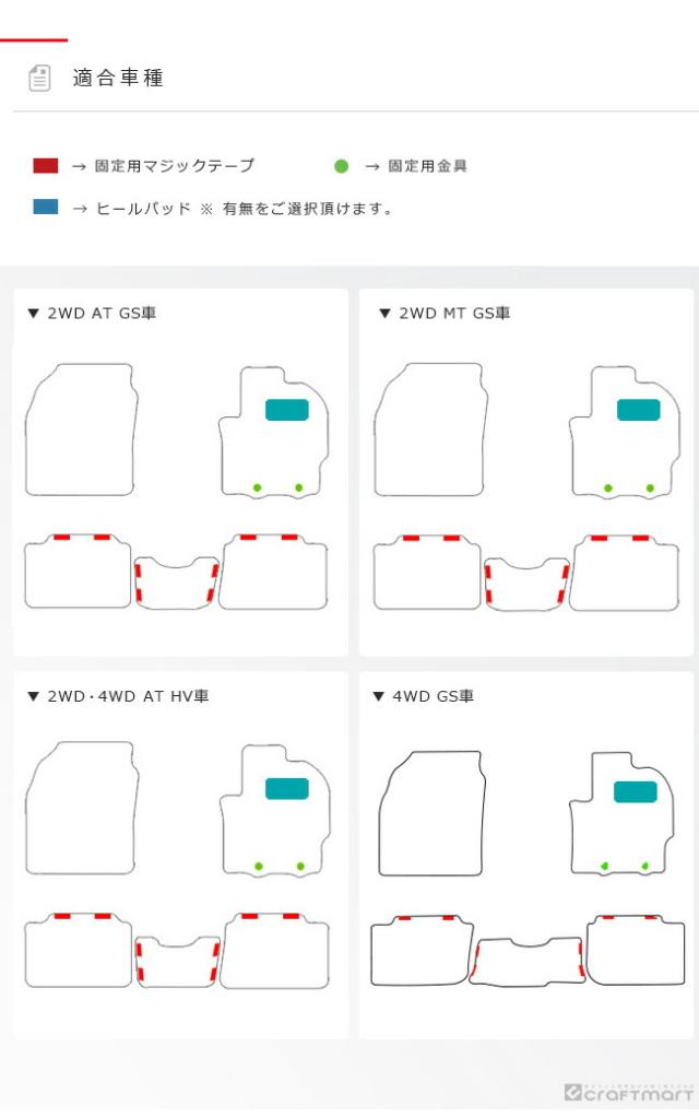 ヤリス フロアマット DXマット カーマット TOYOTA YARIS 内装 カスタム トヨタ 用品 マット カーアクセサリー_1