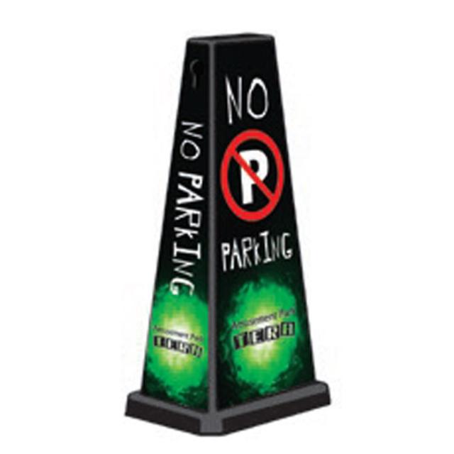 ミセルメッセージポールワイド NO PARKING 立て看板 スタンド看板 駐車禁止 注意看板 店舗 施設看板 ot-550-750-w042