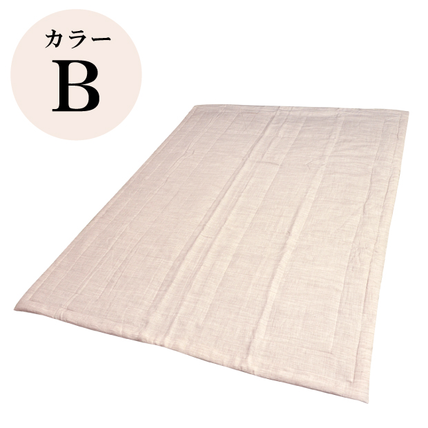 近江ちぢみ掛ふとん 近江の麻 麻100％ 肌掛け布団 シングル