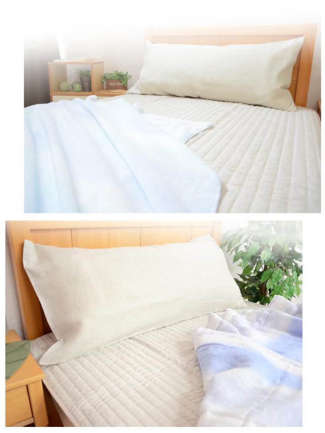 近江の麻 本麻敷きパッド セミダブル 120×205cm 麻100% 日本製 麻 敷きパッド_9