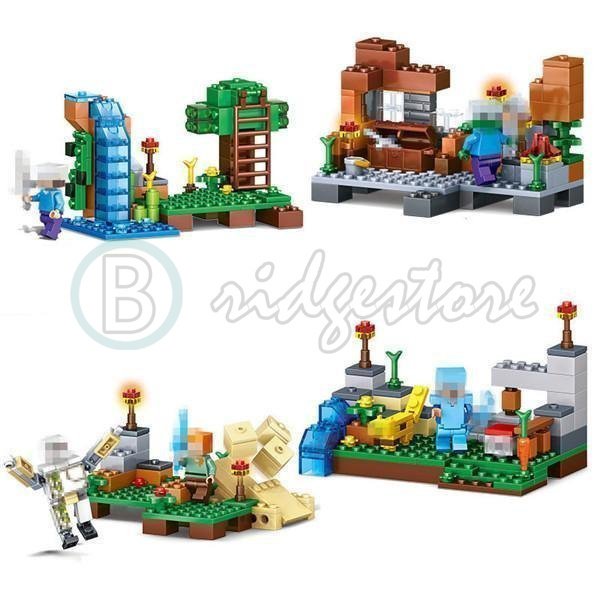 ブロック おもちゃ レゴブロック交換品 村人 四種類 滝 木 砂漠 密林 モンスター 男の子 Lego互換 おもちゃ 子ども玩具 知育玩具 誕生日 の通販はau Pay マーケット まるあき