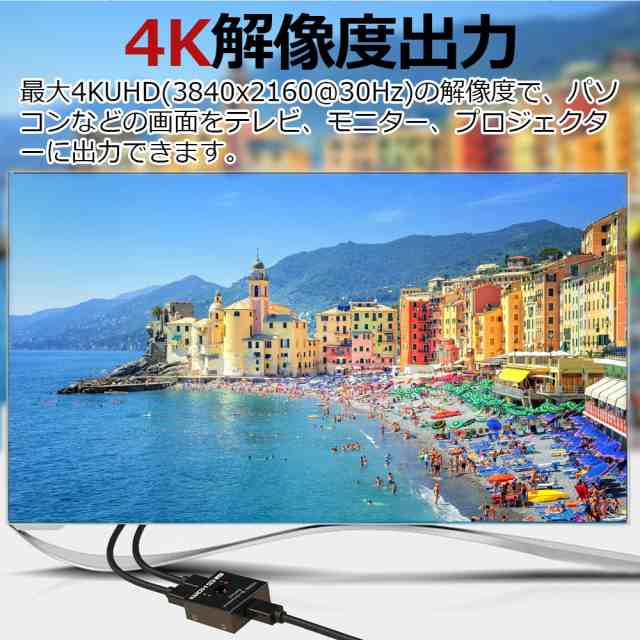 HDMI分配器 双方向 セレクター 4K HDMI切替器 分配器 HDMIセレクター 2入力1出力 1入力2出力 HDMI切り替え 切替器 ゲーム  テレビ パソコの通販はau PAY マーケット - PROZERO