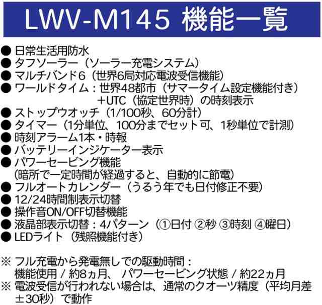 ポイント10%！】 レディース 腕時計 カシオ 電波ソーラー LWA-M145 ウェーブセプター 樹脂バンド かわいい ギフト プレゼント 贈り物  Cの通販はau PAY マーケット - セレクトショップ テレマルシェ au PAY マーケット店