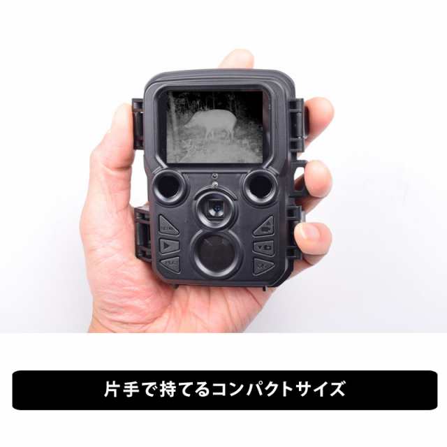 赤外線無人カメラ 防犯カメラ サイトロンジャパン STR-MiNi300 ブラック IP65 防水 夜間撮影 電池式 自動録画  2.0インチ液晶の通販はau PAY マーケット - セレクトショップ テレマルシェ au PAY マーケット店 | au PAY  マーケット－通販サイト