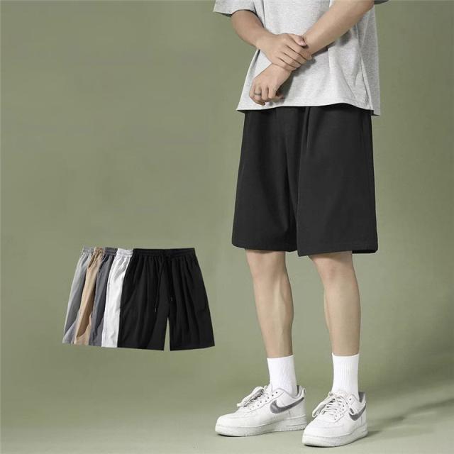 Amazon | 夏服アイスシルクスポーツ ハーフパンツ クロップド