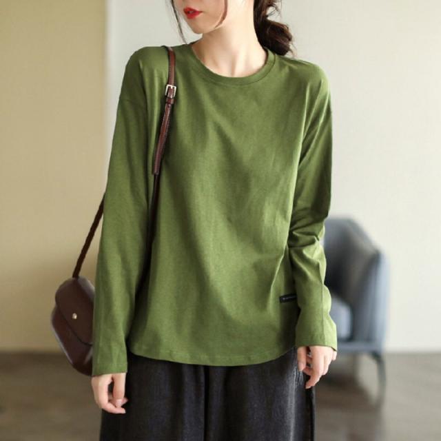 Tシャツ レディース 長袖 カットソー ブラウス ゆる 着痩せ 体型カバー ス カジュアル 春服 Tシャツ レディース 長袖 秋 冬 春 夏 春コーデ カットソー