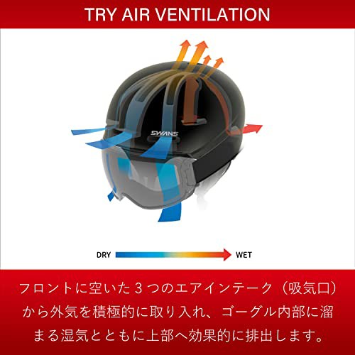 SWANS (スワンズ) スキーヘルメット HSF-190 MGRY マットグレイ スキー
