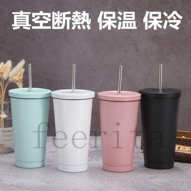 超ステンレスタンブラーふた付きストローおしゃれコーヒーカップ真空断熱保温保冷ジュースコーヒー氷のかけら夏用オフィスミルクティーの通販はau Pay マーケット ａｃｅｇｒｅｅｎ