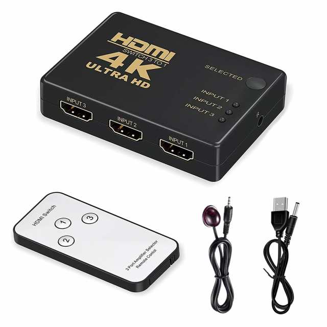 HDMIセレクター HDMI切替器 HDMI分配器 切り替え器 4K 3D HDMI