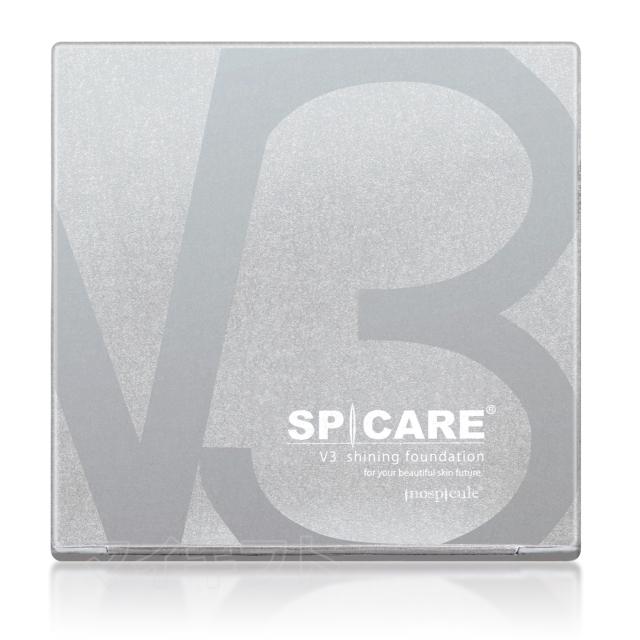 【2個セット 正規品】スピケア V3 ファンデ V3シャイニング ファンデーション ス 15ｇ SPF. 37+++ 天然針水光注射ファンデーション SPCARE エキサイティングファンデーション イノスピキュール クッションファンデー 母の日_1