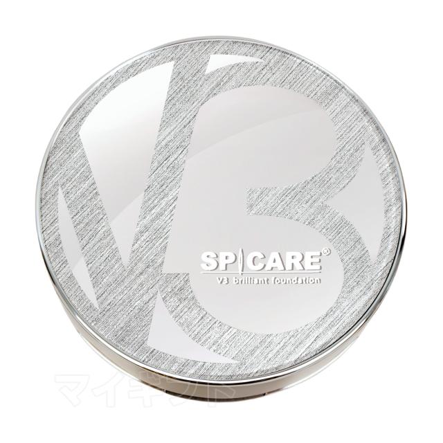 【2個セット 正規品】スピケア V3 ファンデ V3シャイニング ファンデーション ス 15ｇ SPF. 37+++ 天然針水光注射ファンデーション SPCARE エキサイティングファンデーション イノスピキュール クッションファンデー 母の日_3