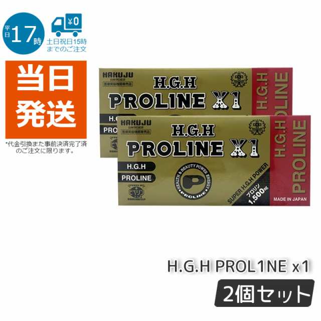 【絶賛商品】新品2個セット HGH PROLINE X1 31袋 アロマグッズ