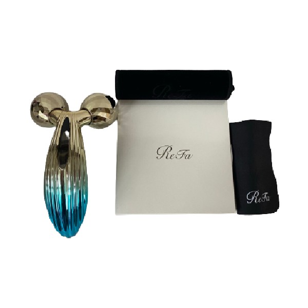 【美品】ReFa CARAT RAY ブルー RF-PC2019B 美顔ローラ リファカラットレイ ブルー ReFa CARAT RAY blue RF-PC2019B-SP