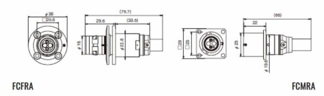 お1人様1点限り】 田中電気 ショップFCC30A-WJ-ARIB 光カメラケーブル カナレ電気株式会社