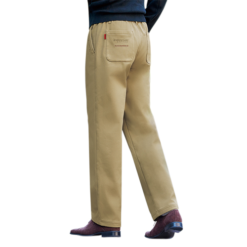 チノパンツ メンズ シニア 秋冬 ダンロップ・リファインド 裏フリースチノパンツ 2色組 選べる股下丈 長ズボン チノパン メンズ 紳士服 男性 ブラック ベージュ 黒 フリースパンツ シンプル ロゴ あったかい 暖かい ファッション 60代 70代 80代　fri　p21727　p26279