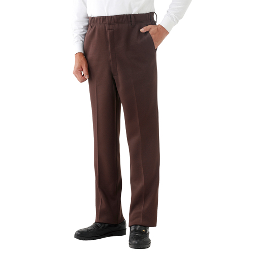 スラックス メンズ シニア 秋冬 日本製 トップサーモ 裏起毛パンツ（2色組） 選べる股下丈 長ズボン 紳士服 男性 あったかパンツ 暖かい グレー ブラウン 灰色 茶色 シンプル シニアファッション 40代 50代 60代 70代 80代 父の日 お父さん 防寒 秋物 冬物　natu　p21943