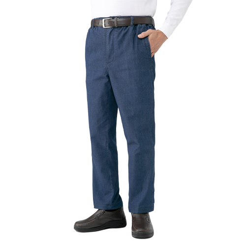 ジーパン ジーンズ メンズ シニア あったか裏フリースデニムパンツ（2