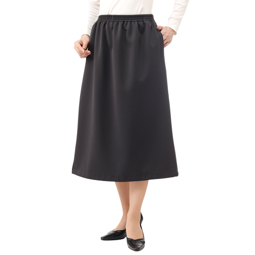 スカート 秋冬 日本製 フレサーモ裏起毛スカート（2色組） あったかスカート ひざ下丈 レディース 婦人服 ミセス シニア 女性 グレー系 灰色系 シニアファッション 50代 60代 70代 80代 母の日 お母さん　natu　p22093の通販は 5,601円