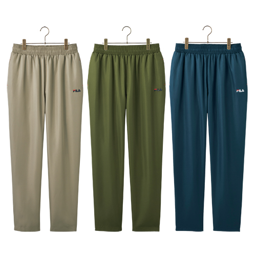 秋冬 フィラ 40代からのイージーパンツ 3色組 選べる股下丈 ボトムス はっ水加工 ベージュ カーキ ネイビー メンズ 紳士服 シニア 男性 シニアファッション 40代 50代 60代 70代 80代 父の日 お父さん シンプル　fri　p23858