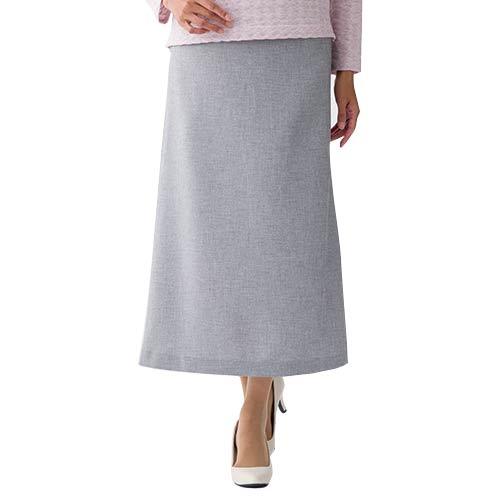 日本製 Aラインスカート 全3色 ロングスカート ロング丈 ブラック グレー ネイビー レディース 婦人服 ミセス シニア 女性 無地 上品 黒 灰色 紺色 シンプル シニアファッション 40代 50代 60代 70代 80代 母の日 お母さん 春夏　fuji　p25851