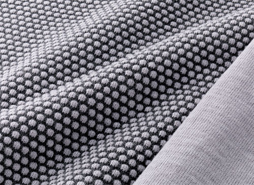 日本製 前身柄編みプルオーバー グレー 柄編みニット ウール混