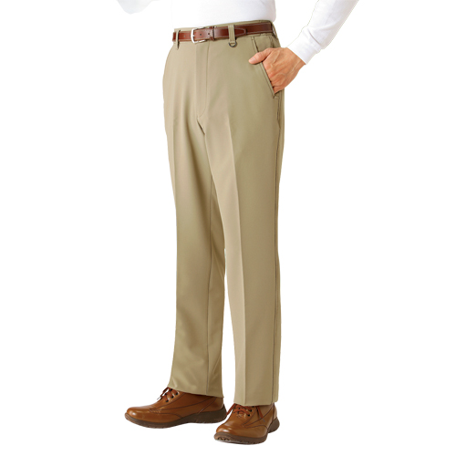 ストレッチパンツ ズボン センタープレス メンズ ヴァレーゼ・ウォモ 旅行にぴったりパンツ 2色組 選べる股下丈 紳士服 シニア 男性 ネイビー ベージュ はっ水 撥水 ノータック 無地 裾上げ済み シンプル 40代 50代 60代 70代 80代 父の日 お父さん 秋冬　fri　p26734