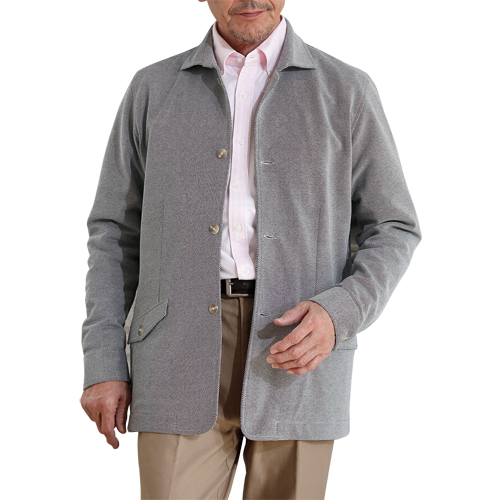 ニットジャケット アウター 和紙 メンズ ニットライトジャケット 全2色 紳士服 シニア 男性 グレー ネイビー 灰色 紺色 無地 上品 きれいめ シンプル シニアファッション 40代 50代 60代 70代 80代 90代 父の日 お父さん おじいちゃん 春物 夏物 春夏　how　p27090