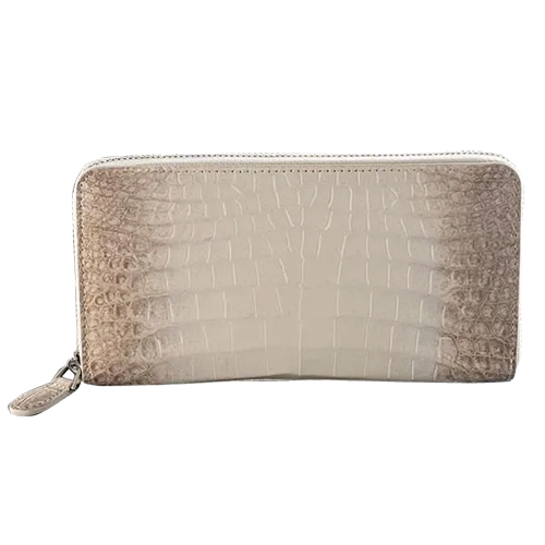 ヒマラヤクロコダイル長財布 財布 長財布 ホワイト サイフ メンズ 紳士 シニア 男性 白 レザー 牛革 ロングウォレット おしゃれ シニアファッション 40代 50代 60代 70代 80代 90代 父の日 お父さん おじいちゃん　edo　p27395 ヒマラヤクロコダイル長財布 財布 長財布 ホワイト サイフ メンズ 紳士